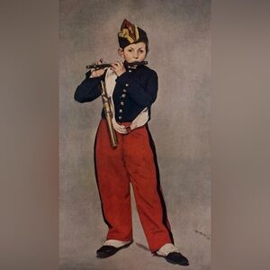 THE FIFER BOY, 1866 Édouard Manet Fine Art Print Antique Vintage 1950’a Original